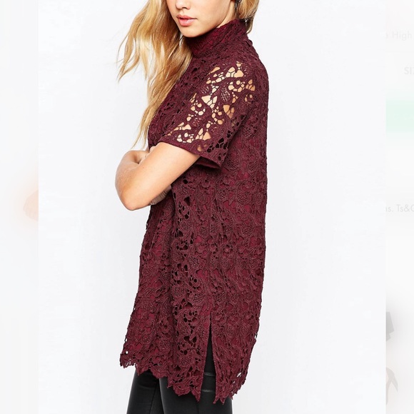 ASOS Lace Tunic, Size 0, NWOT - Picture 4 of 6